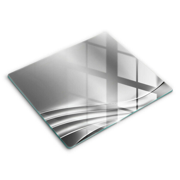 Skärbräda av glas Metallstruktur