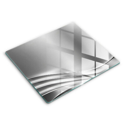 Skärbräda av glas Metallstruktur