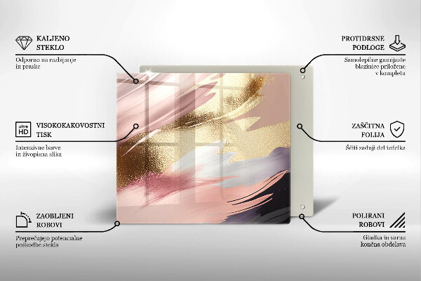 Skärbräda av glas Pastellfläckar