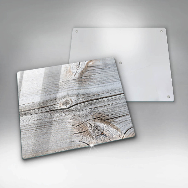 Skärbräda av glas Ljus