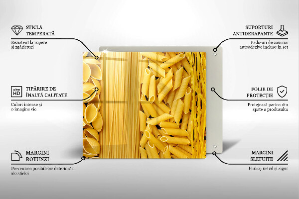 Skärbräda av glas Makaron