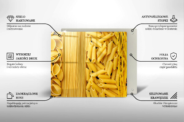 Skärbräda av glas Makaron