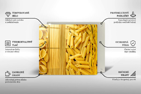 Skärbräda av glas Makaron