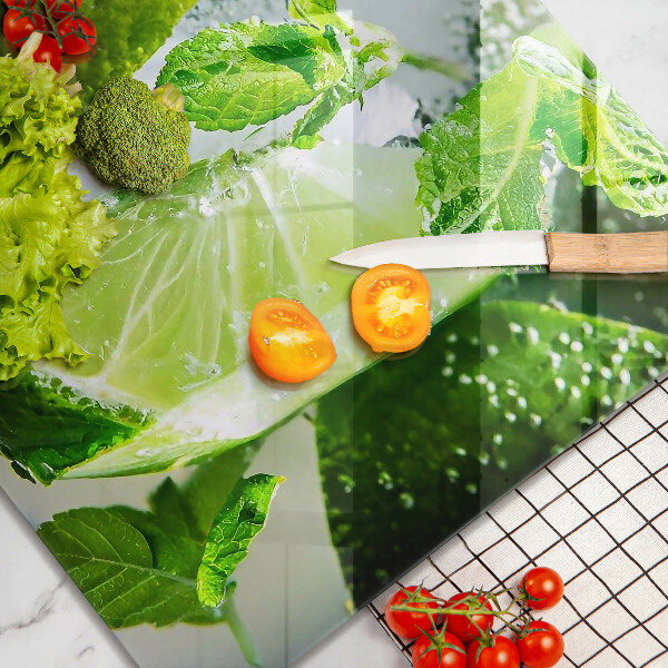 Skärbräda av glas Woda z limonką i lodem