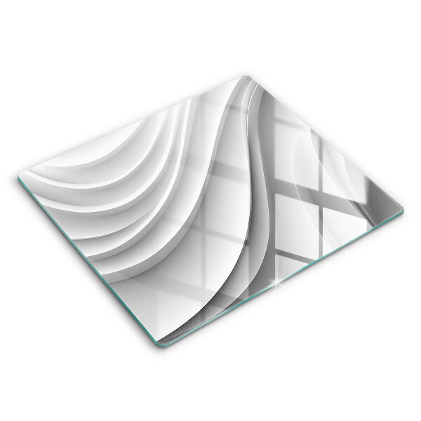 Skärbräda av glas Linie geometryczne