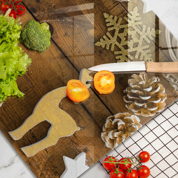 Skärbräda av glas Ozdoby świąteczne