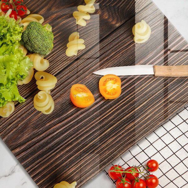 Skärbräda av glas Makaron na stole