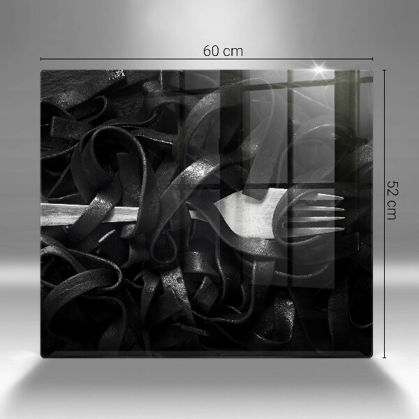 Skärbräda av glas Czarny makaron Tagliatelle