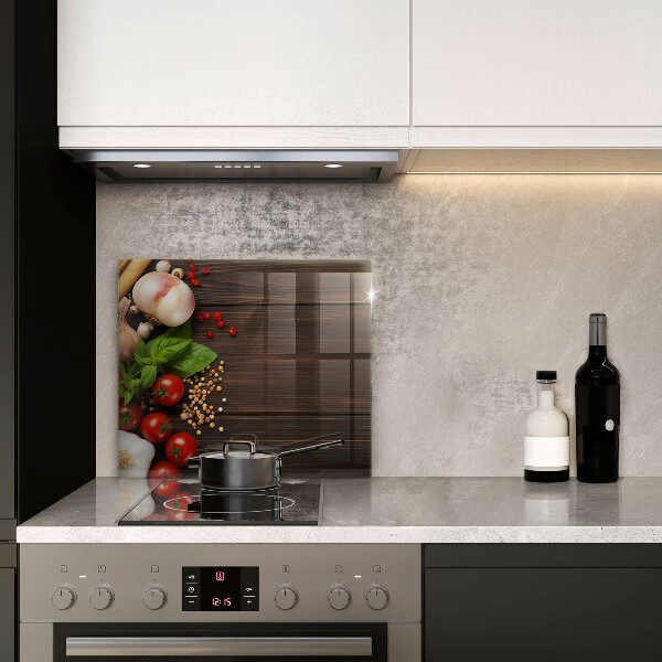 Skärbräda av glas Warzywa na stole