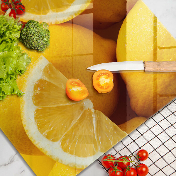 Skärbräda av glas Soczyste cytryny