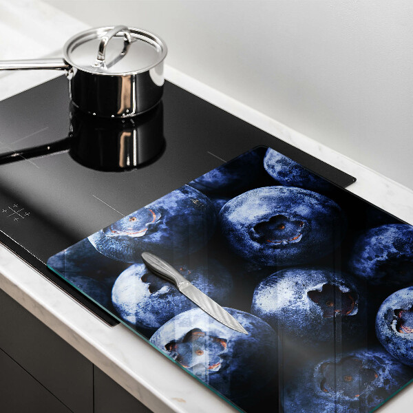 Skärbräda av glas Zbliżenie na jagody