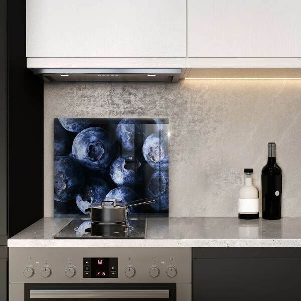 Skärbräda av glas Zbliżenie na jagody