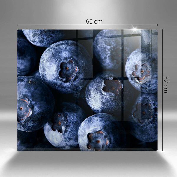 Skärbräda av glas Zbliżenie na jagody