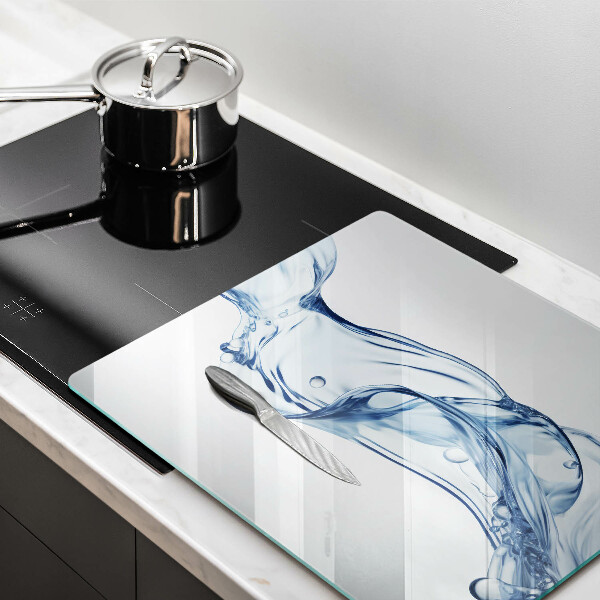 Skärbräda av glas Krystaliczna woda