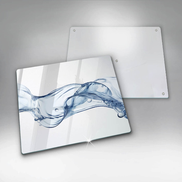 Skärbräda av glas Krystaliczna woda