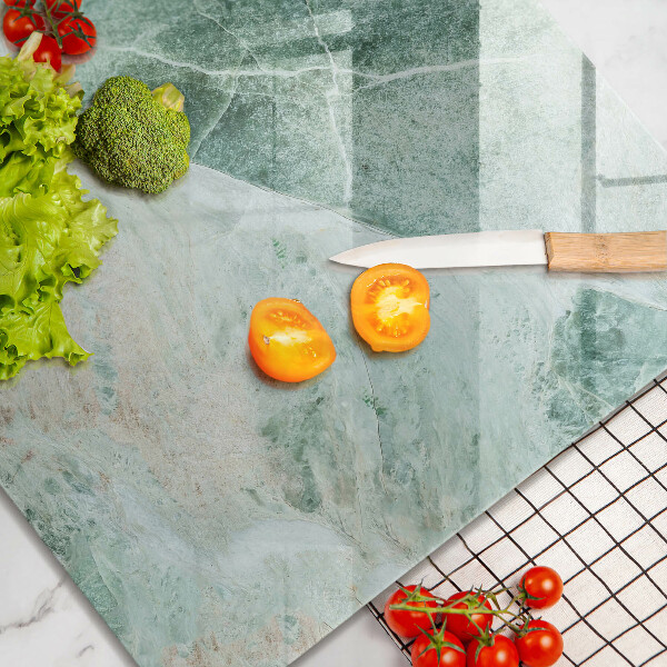 Skärbräda av glas Stenstruktur