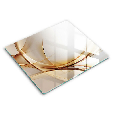 Skärbräda av glas Abstraktionsformer