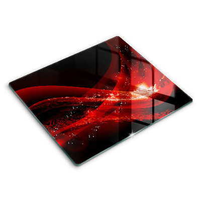 Skärbräda av glas Modern abstraktion