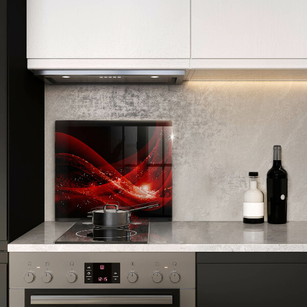 Skärbräda av glas Modern abstraktion