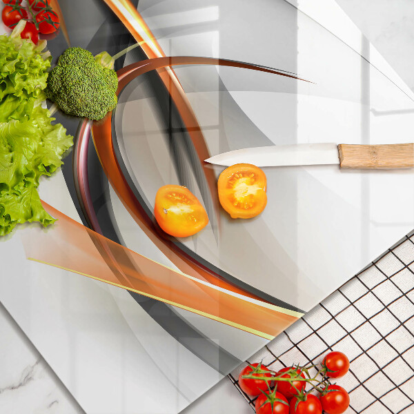 Skärbräda av glas Moderna former