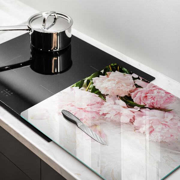 Skärbräda av glas Fina rosenblommor