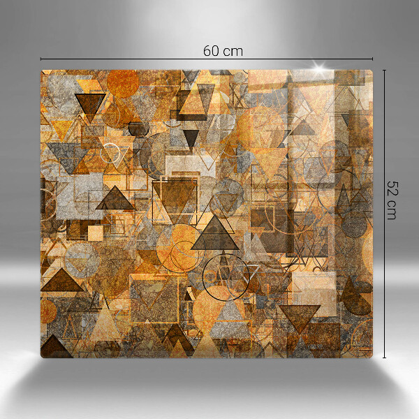 Skärbräda av glas Geometriska former mönster