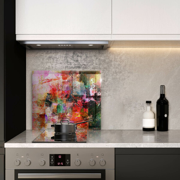 Skärbräda av glas Måla abstraktion