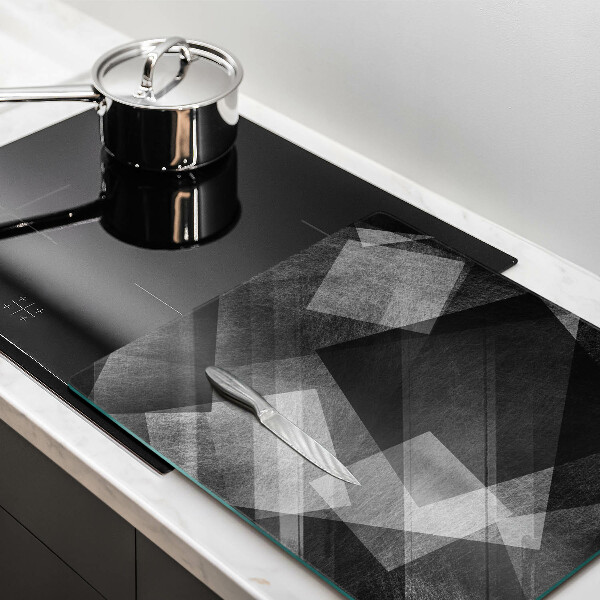 Skärbräda av glas Geometrisk abstraktion