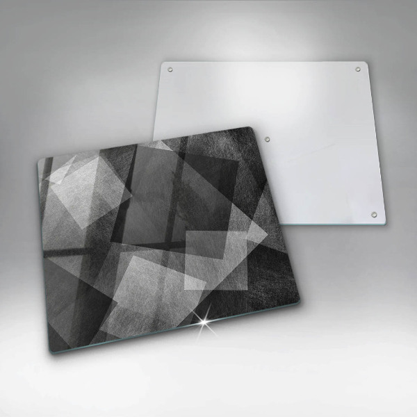 Skärbräda av glas Geometrisk abstraktion