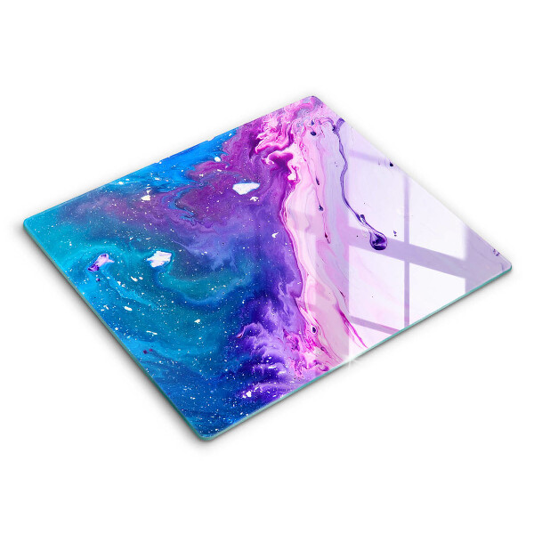 Skärbräda av glas Abstraktion bläck