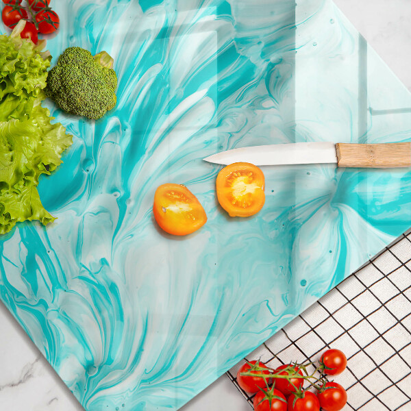 Skärbräda av glas Abstraktionsfärger