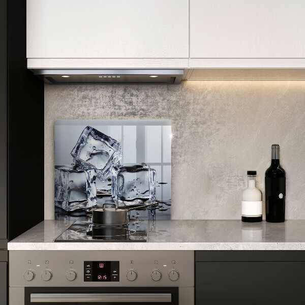 Skärbräda av glas Isbitar