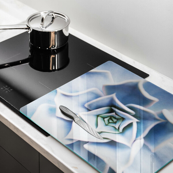 Skärbräda av glas Plantera blomma