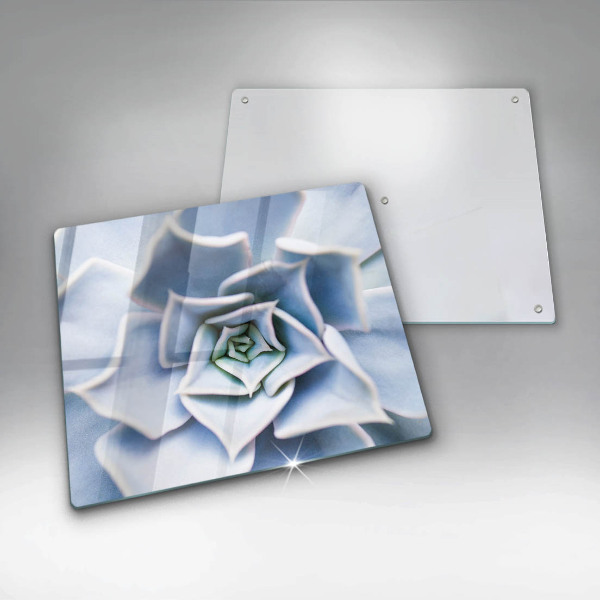 Skärbräda av glas Plantera blomma