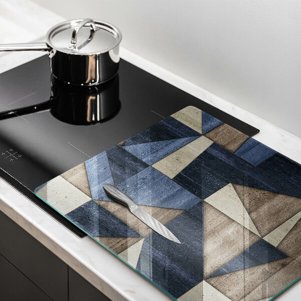 Skärbräda av glas Geometrisk abstraktion