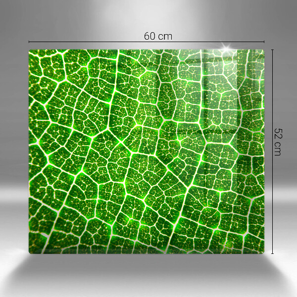 Skärbräda av glas Bladstruktur