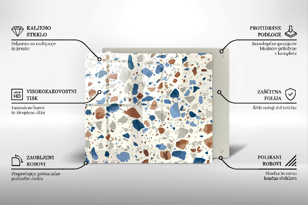 Skärbräda av glas Dekorativt stengods