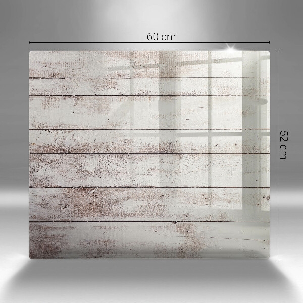 Skärbräda av glas Gamla träskivor