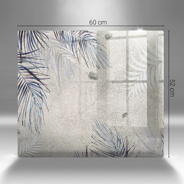 Skärbräda av glas Subtila blad