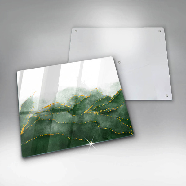 Skärbräda av glas Abstrakt natur