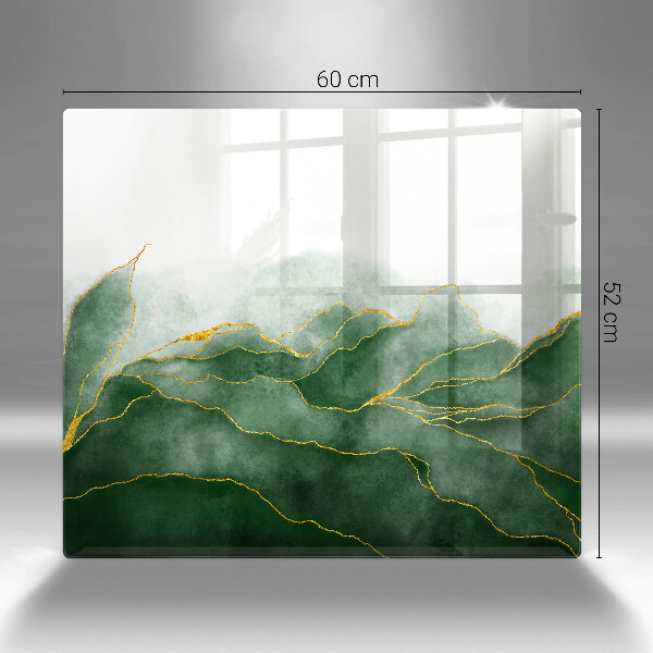 Skärbräda av glas Abstrakt natur