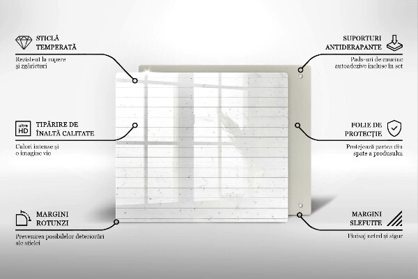 Skärbräda av glas Moderna ljusskivor