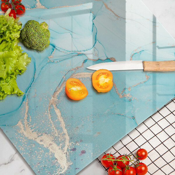 Skärbräda av glas Abstrakt sten