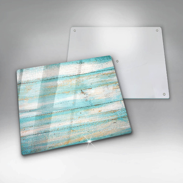 Skärbräda av glas Vintage träplankor