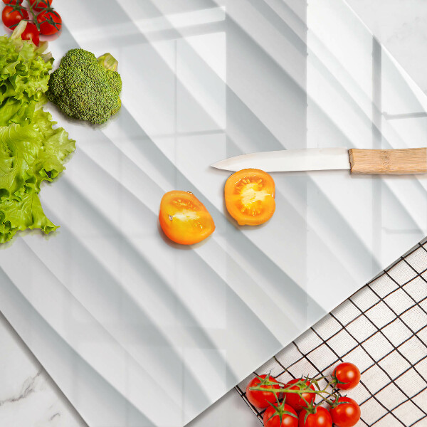 Skärbräda av glas Modern struktur