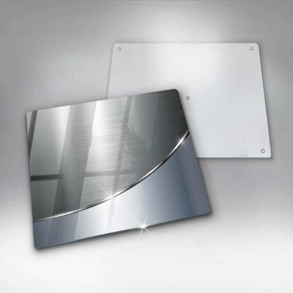 Skärbräda av glas Metall abstrakt mönster