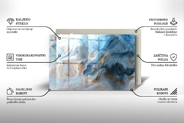 Skärbräda glas modern Marmor textur