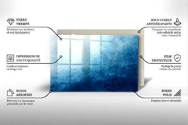 Skärbräda glas modern Abstrakt bakgrund