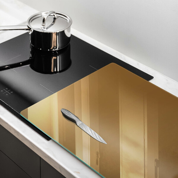 Skärbräda glas modern Beige färg