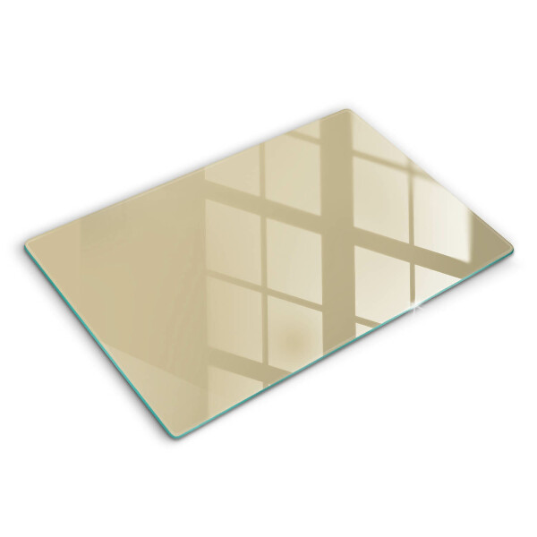 Skärbräda glas modern Beige färg
